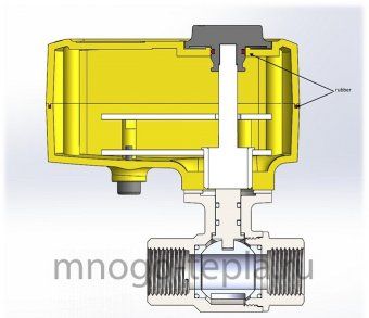 Кран с электроприводом Neptun Profi 12В 1 1/4" - №1