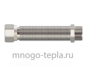 Сильфонная подводка для воды TiM 3/4" г/ш (50-100 см) - №1