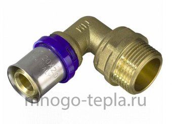 Пресс - уголок штуцер 20 х 1/2 НР TIM F-L2002M - №1