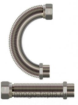 Сильфонная подводка для воды TiM 1/2" г/ш (50-100 см) - №1