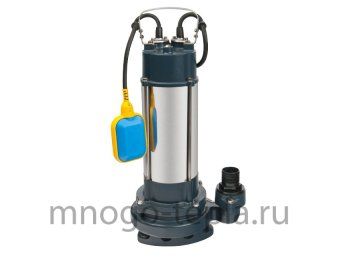 Насос дренажный фекальный UNIPUMP FEKAPUMP V2200F, 2200 Вт, размер фракций до 20 мм, напор до 17 м, с поплавком - №1