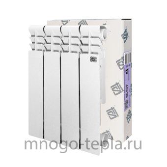 Биметаллический радиатор отопления STI Bimetal 350/80, 4 секции, на площадь до 4.2 м2, тепловая мощность 420 Вт - №1