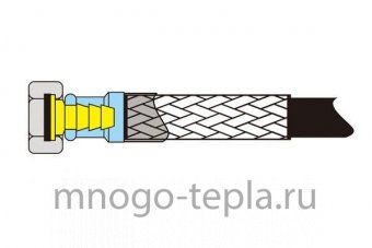 Гибкая подводка с PVC покрытием TiM г/ш 1/2 50см - №1