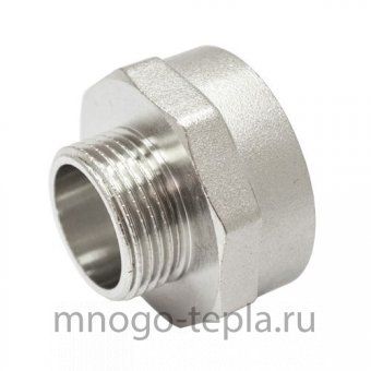 Переходник 1" х ¾"  В-Н  никелированный - №1
