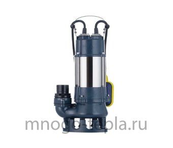 Насос дренажный фекальный UNIPUMP FEKAPUMP V2200F, 2200 Вт, размер фракций до 20 мм, напор до 17 м, с поплавком - №1