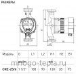 Циркуляционный насос с частотным регулированием Oasis CNE 25/6, монтажное расстояние 180 - №3