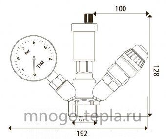 Группа безопасности JH-1024, 3 bar (MINI) - №1
