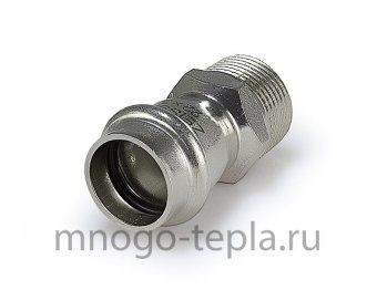 Пресс-муфта резьба из нержавеющей стали НР 22х1/2" TIM ZTI.501.002204 - №1