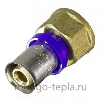 Пресс - муфта 16 х 1/2" ВР TIM F-S1602F - №1