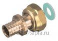 Концовка для коллектора под трубу PEX 3/4" НГ - 16 (2.2) TIM H-JS1603F аксиальная - №2