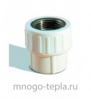 Муфта комбинированная 25 - 3/4" ВР, полипропиленовая - №1