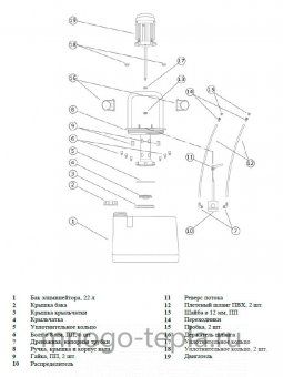 Промывочный насос PUMP ELIMINATE 30 V4V - №1